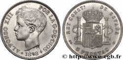 SPAIN 5 Pesetas Alphonse XIII 3e type 1898 Madrid