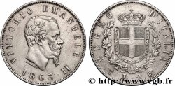 ITALY 2 Lire Victor-Emmanuel II 1863 Turin