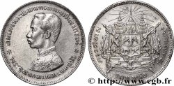 THAILAND 1 Bath Rama V - 125e année ère de Bangkok 1906 