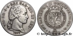 ITALY - KINGDOM OF SARDINIA - VICTOR-EMMANUEL I 5 Lire 1817 Turin