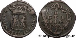 PAYS-BAS - PROVINCES-UNIES 1 Duit Gueldre 1758 
