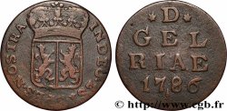 PAYS-BAS - PROVINCES-UNIES 1 Duit Gelderland 1784 