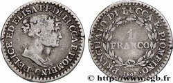 ITALIE - LUCQUES ET PIOMBINO 1 Franco 1808 Florence