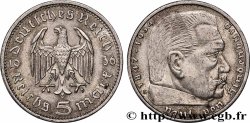 GERMANIA 5 Reichsmark Maréchal Paul von Hindenburg 1936 Berlin