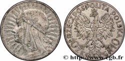 POLOGNE 10 Zlotych reine Jadwiga 1932 Londres