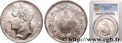 BELGIQUE - ROYAUME DE BELGIQUE - LÉOPOLD Ier 5 Francs Léopold Ier tête laurée 1849 