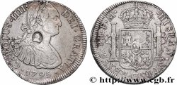 GRAN BRETAÑA - JORGE III Dollar contremarqué sur une 8 reales 1795 de Mexico (1799) 