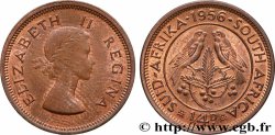 SOUTH AFRICA 1/4 Penny (Farthing) Elisabeth II 1956 