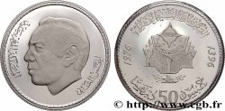 MOROCCO 50 Dirhams roi Hassan II AH 1399 anniversaire de la Marche Verte Proof 1979 