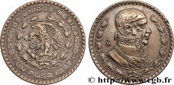 MEXIQUE 1 Peso Jose Morelos y Pavon 1957 Mexico