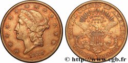 OR, PALLADIUM ET PLATINE INVESTISSEMENT 20 Dollars  Liberty  1889 San Francisco
