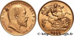 GOLD, PALLADIUM & PLATINUM INVESTMENT 1/2 Souverain Edouard VII 1910 Londres