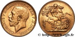 OR, PALLADIUM ET PLATINE INVESTISSEMENT 1 Souverain Georges V 1918 Bombay