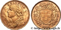 OR, PALLADIUM ET PLATINE INVESTISSEMENT 20 Francs &nbsp;Vreneli&nbsp; 1935 Berne