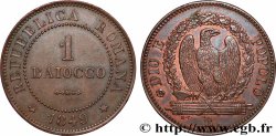 ITALIE - RÉPUBLIQUE ROMAINE 1 Baiocco 1849 Rome