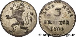 ALLEMAGNE - HESSE-DARMSTADT 3 (III) Kreuzer 1800 