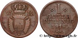 ALLEMAGNE - HESSE 1 Pfennig Guillaume Ier 1818 