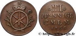 ALLEMAGNE - MAYENCE 4 Pfennige emblème 1766 