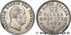 ALLEMAGNE 2 1/2 Silbergroschen (1/12 Thaler) Guillaume 1869 Berlin