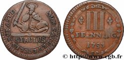 ALLEMAGNE - MUNSTER 3 Pfenning Chapitre de la Cathédrale de Munster 1753 