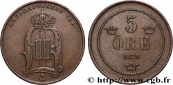 SUÈDE 5 Ore Oscar II 1875 Kungsholmen