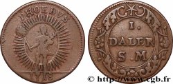 SUÈDE 1 Daler “Apollon” 1718 
