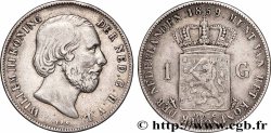 PAYS-BAS - ROYAUME DES PAYS-BAS - GUILLAUME III 1 Gulden  1859 Utrecht