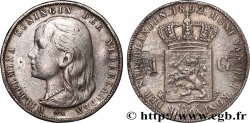 PAYS-BAS 1 Gulden Wilhelmina 1892 Utrecht