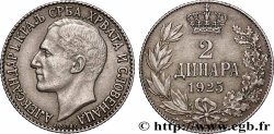 YOUGOSLAVIE 2 Dinara Alexandre Ier 1925 Bruxelles