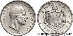 ALBANIE - RÉPUBLIQUE PUIS ROYAUME D&nbsp;ALBANIE - ZOG 1 Franga Ari 1937 Rome
