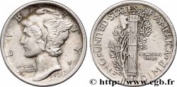 ÉTATS-UNIS D&nbsp;AMÉRIQUE 1 Dime Mercury 1917 Philadelphie