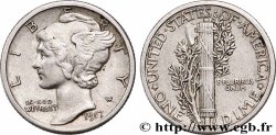 ÉTATS-UNIS D&nbsp;AMÉRIQUE 1 Dime Mercury 1917 San Francisco - S