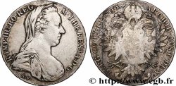 ARGENT D&nbsp;INVESTISSEMENT 1 Thaler (REFRAPPE) Marie-Thérèse 1780 Vienne