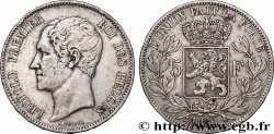 ARGENT D&nbsp;INVESTISSEMENT 5 Francs  1850 Bruxelles
