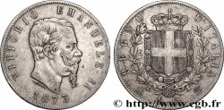 ARGENT D&nbsp;INVESTISSEMENT 5 Lire Victor Emmanuel II 1873 Milan