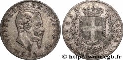 ARGENTO INVESTIMENTO 5 Lire Victor Emmanuel II 1875 Rome 