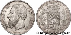 PLATA INVERSIÓN 5 Francs 1870 Bruxelles MBC+ 