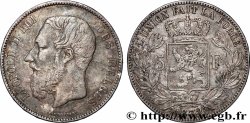 ARGENT D&nbsp;INVESTISSEMENT 5 Francs  1872 Bruxelles
