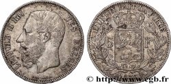 ARGENT D&nbsp;INVESTISSEMENT 5 Francs  1873 Bruxelles