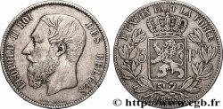 ARGENT D&nbsp;INVESTISSEMENT 5 Francs  1873 Bruxelles