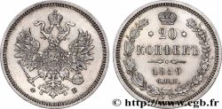 RUSSIE 20 Kopecks 1859 Saint-Petersbourg