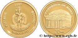 VANUATU 20 Vatu Proof Panthéon de Rome 2009 