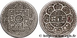 NEPAL 1 Mohar règne de Surendra Vikram Shah SE 1807 (1887) 