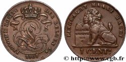 BELGIQUE 1 Centiem (Centime) Léopold II légende en flamand 1907 Bruxelles