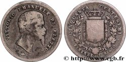 ITALIE 50 Centesimi Victor Emmanuel II Roi élu 1860 Florence