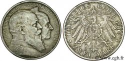 ALLEMAGNE - BADE 2 Mark noces d’or de Frédéric et Louise 1906 Karlsruhe - G TTB 