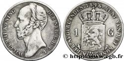 PAYS-BAS 1 Gulden Guillaume II, différent fleur de lys 1846 Utrecht