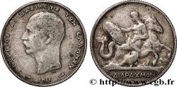 GRÈCE 2 Drachmes Georges Ier 1911 Paris
