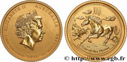GOLD, PALLADIUM & PLATINUM INVESTMENT 15 Dollars Année du Cheval 2014 Perth
