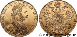 GOLD, PALLADIUM & PLATINUM INVESTMENT 4 Ducats, refrappe moderne François Joseph  1915 